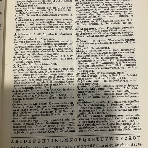 German dictionary like new Deutsches Bild Wörterbuch von A-Z