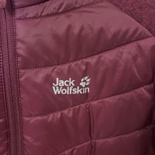 Jack Wolfskin women's jacket like new, windproof, brown and red