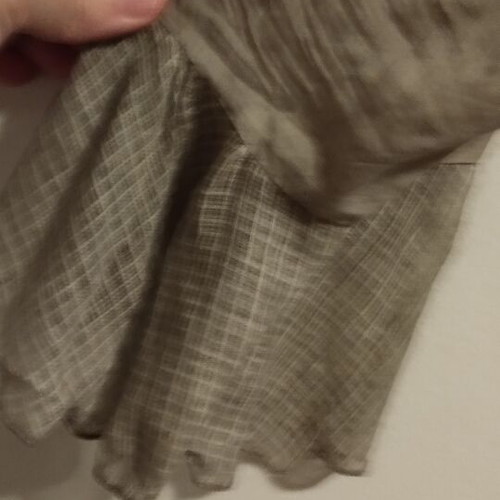 Women's shirt linen with cotton like new, gray, size L