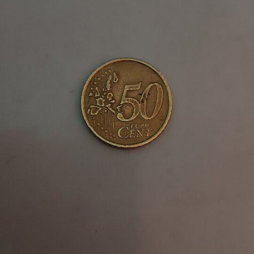 Spain 50 Cent Euro Coin 1999 Cervantes design like new