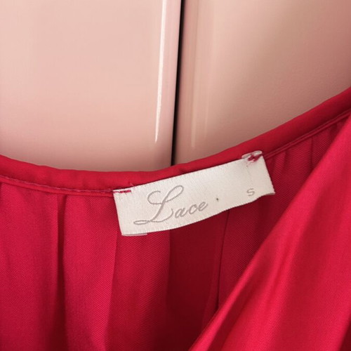Long dress with wrap closure new, pink