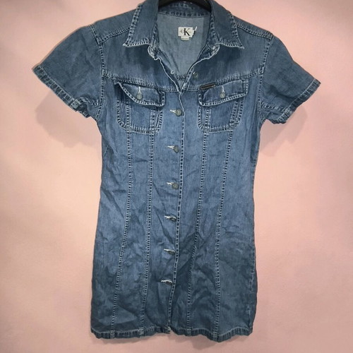 Vintage denim dress Calvin Klein Jeans like new, blue
