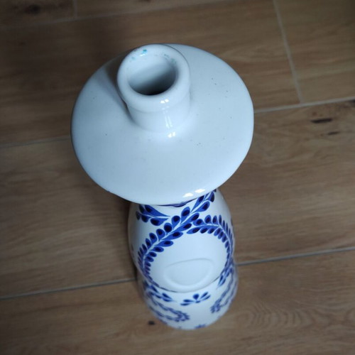 Clase Azul tequila bottle used, authentic Mexican porcelain 750ml