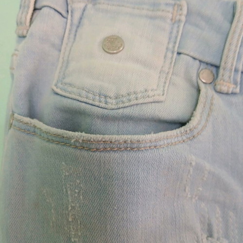 Maison Scotch jeans size 29 like new, white and blue