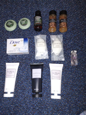 Cosmetic samples new, all together