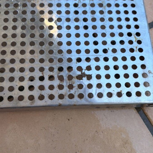 NATERIAL Alpha baking tray used, stainless steel