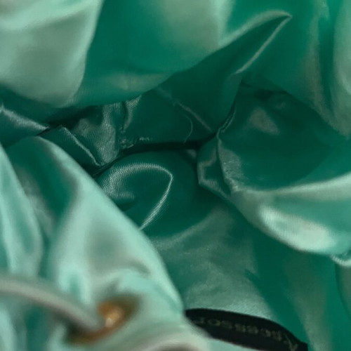 Accessorize Bucket Bag mint green like new, vintage glam