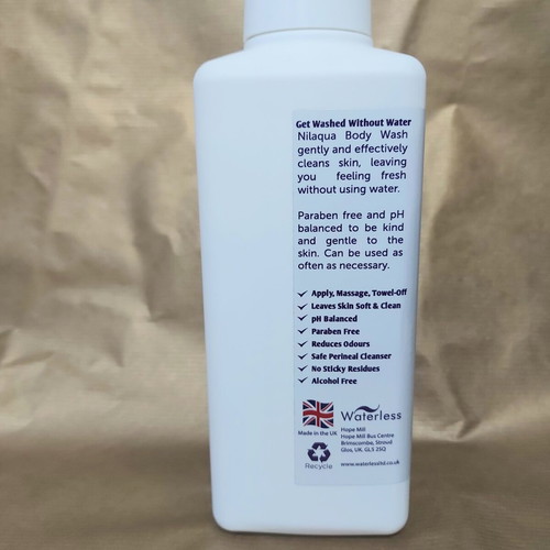 Nilaqua Body Wash 500ml – Waterless Body Cleanser