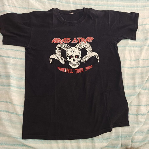 Arab Strap Farewell Tour 2006 T-shirt used, size S, black