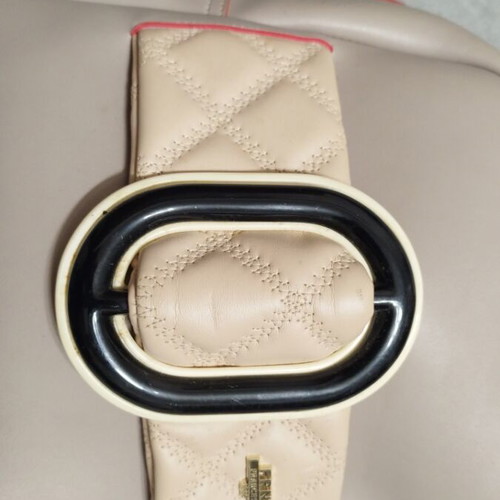 FRNC backpack bag like new, beige with red details