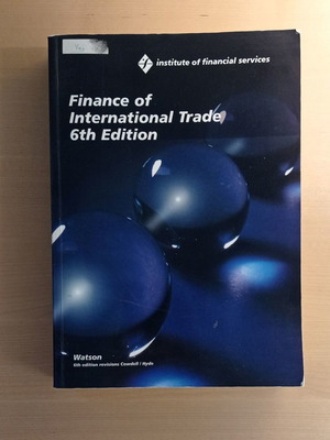 Finance of International Trade 6th edition used