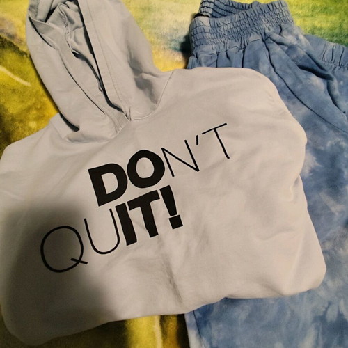 Cotton tracksuit set for teenage girl, like new, blue