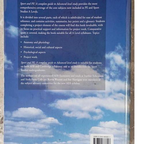 Sport & PE: A Complete Guide To Advanced Level Study book used, English