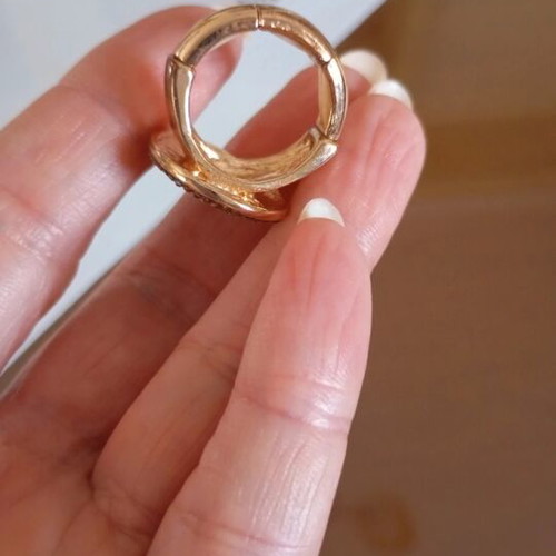 Ring new brown and gold