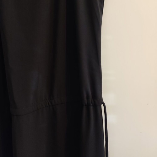 Black maxi dress with decorative neckline Soky & Soka