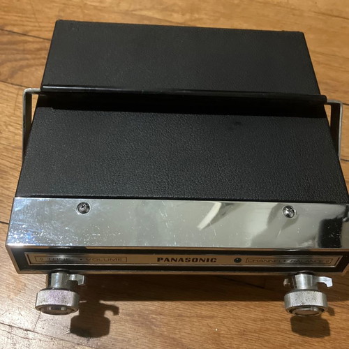 Vintage Panasonic CX-888SU car cassette player used for 8-track tapes