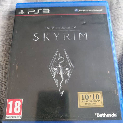 Skyrim The Elder Scrolls V PS3 game used
