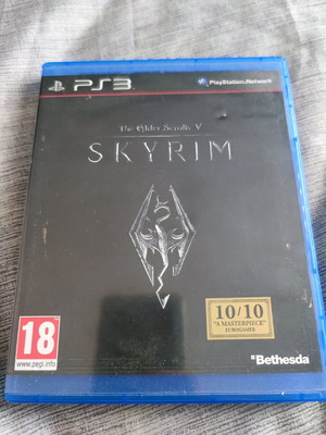 Skyrim The Elder Scrolls V PS3 game used