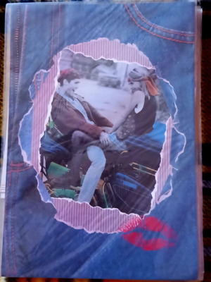 Vintage "Jean & Kiss" stationery set NOS sealed