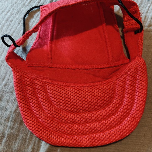 Pet hat XL red new