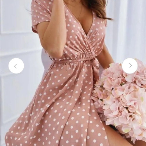 Wrap dresses set of 2, pink and blue, one size