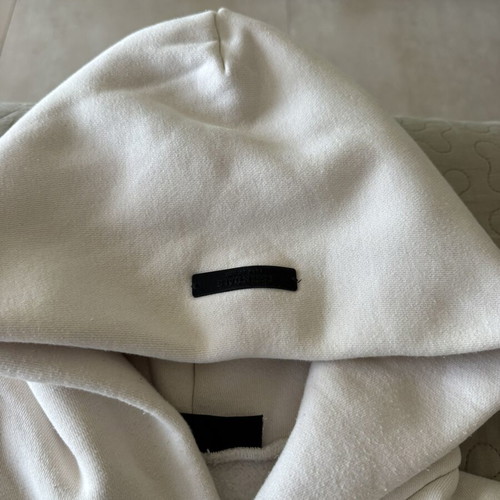 Fear Of God Essentials Hoodie Large, like new, white