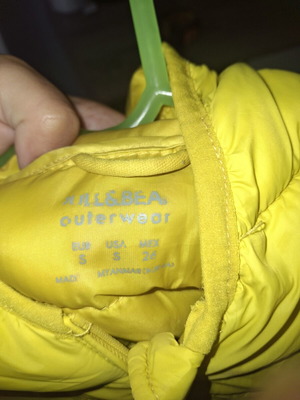 Spring jacket, yellow, size S