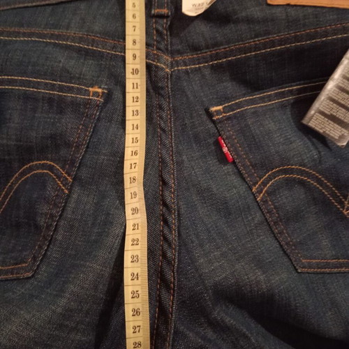 Levi's 10528 Straight Jeans New, W32/L34, Dark Blue