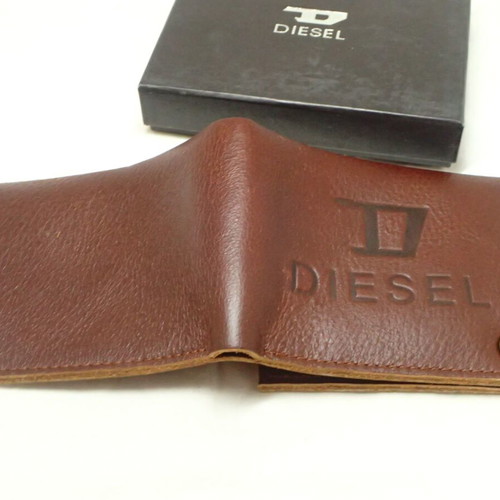 Leather wallet Diesel brown new in box