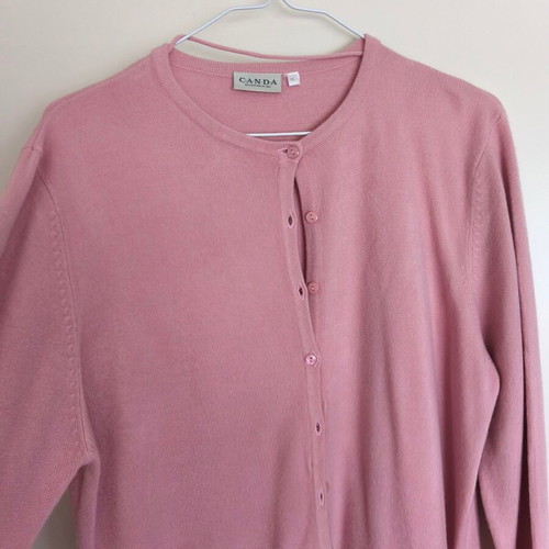 Pink cardigan size L/XL like new