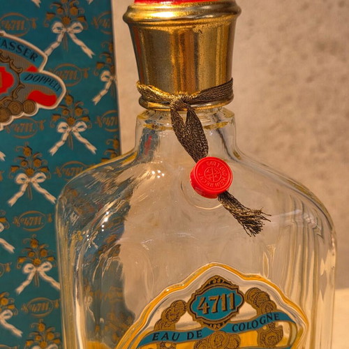 4711 Blue & Gold Double Eau de Cologne 500ml vintage gift set