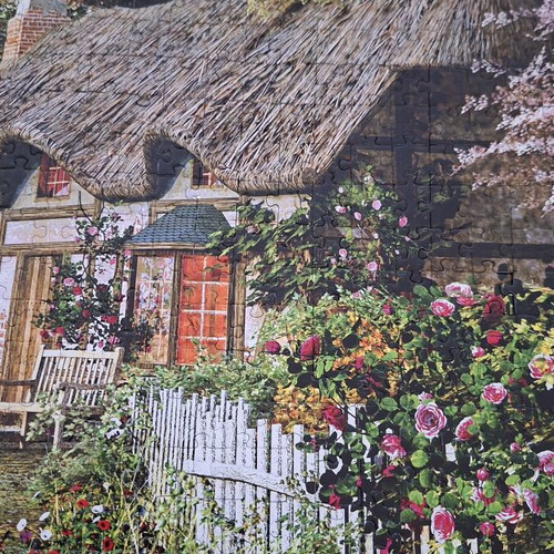 Assembled puzzle 48 x 68 cm like new