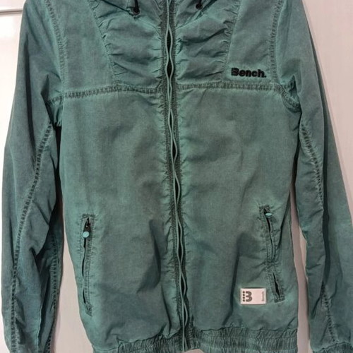 Bench women's jacket like new, green turquoise, size S