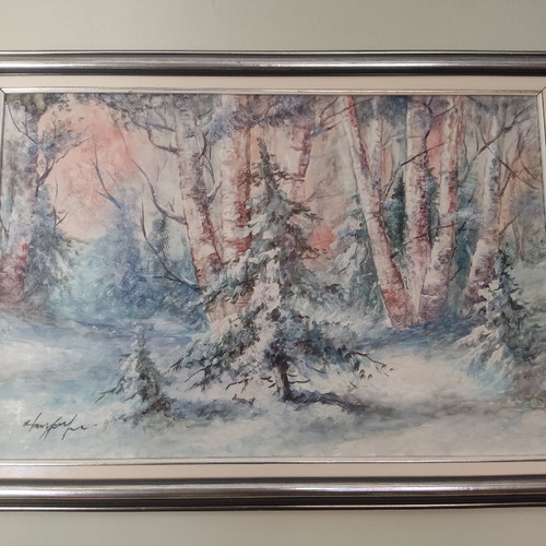 Painting like new, dimensions 105x75