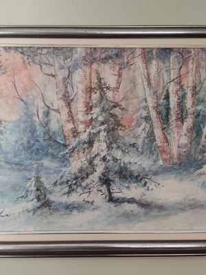 Painting like new, dimensions 105x75