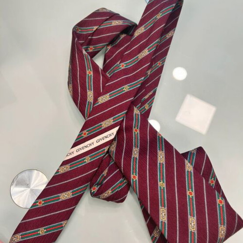 Vintage luxury silk tie Givenchy Gentleman Paris like new