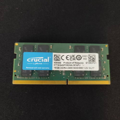 Crucial 16GB DDR4-2400 SODIMM RAM new