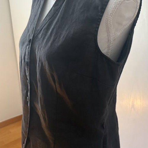 Yessica linen shirt vest size M