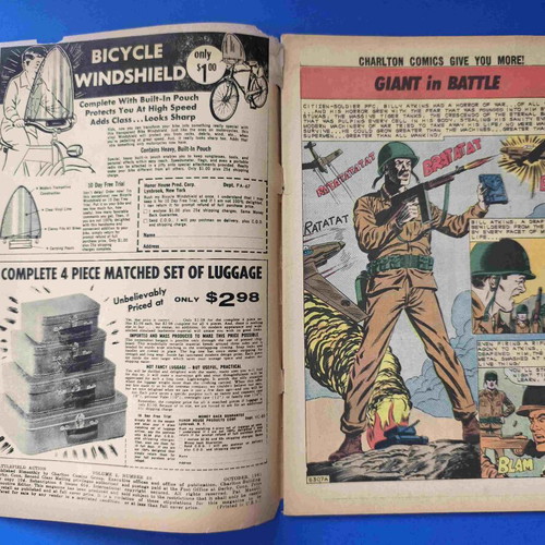 Battlefield Action comic used, grade VG/FN