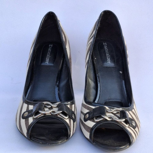 Naturalizer heels like new with zebra pattern, size 39
