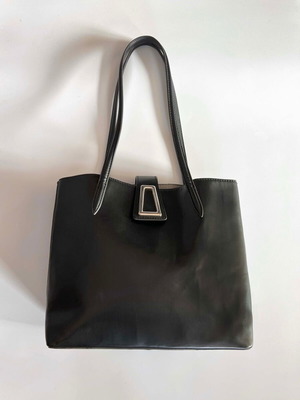 Zara handbag used, black, polyester