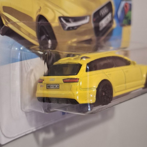 Audi RS6 Hot Wheels yellow new