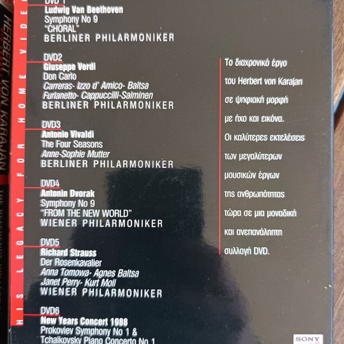 The Reference Collection Herbert von Karajan DVD set new, classical