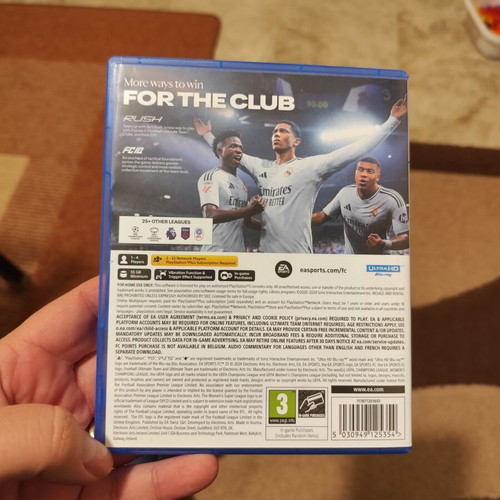 FC25 video game for PlayStation 5 like new, sports