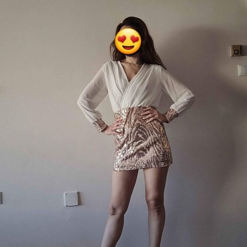 Gold dress size S