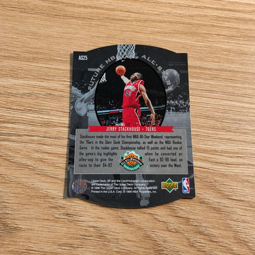 Upper Deck SP Future NBA All-Stars #AS25 Jerry Stackhouse collectible card used