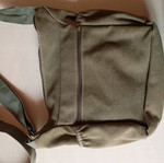 Green canvas shoulder bag new