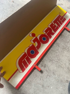 Majorette large plastic stand sign like new