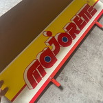 Majorette large plastic stand sign like new