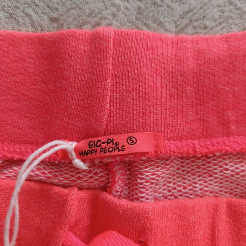 Happy People sports shorts new, gray and pink, size S